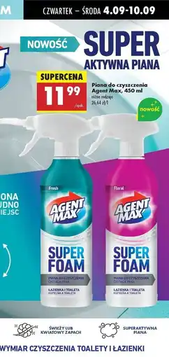 Biedronka Piana do czyszczenia floral Agent Max oferta