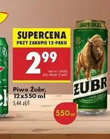 Biedronka Piwo Żubr 1768 oferta