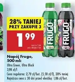 Biedronka Napój zielony Frugo oferta