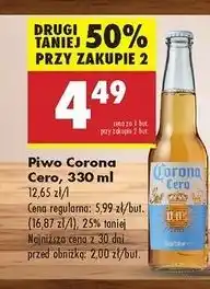 Biedronka Piwo Corona Cero oferta
