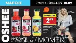 Biedronka Napój pomarańcza Oshee Vitamin Lemonade Zero oferta