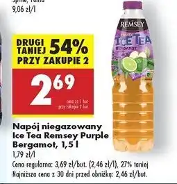 Biedronka Napój limonka bergamotka Remsey oferta