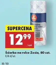 Biedronka Ściereczki na rolce Zosia Samosia oferta
