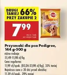 Biedronka Przysmak dla psa Pedigree Schmackos oferta