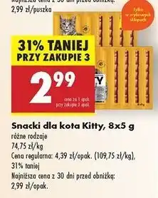 Biedronka Snacki dla kota Kitty oferta