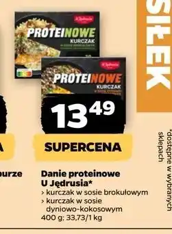 Netto Danie proteinowe kurczak w sosie dyniowo-kokosowym U Jędrusia oferta