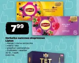 Netto Herbata truskawka rabarbar Lipton oferta