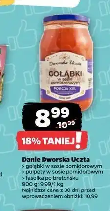 Netto Fasolka po bretońsku z kiełbasą Dworska Uczta oferta
