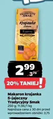 Netto Makaron 5-jajeczny krajanka Tradycyjny Smak oferta