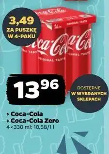 Netto Napój Coca-Cola Zero oferta