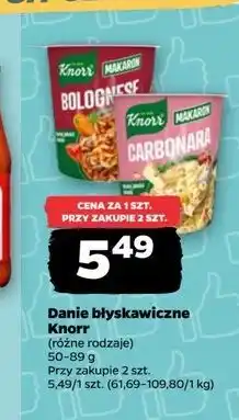 Netto Makaron bolognese Knorr oferta