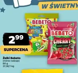 Netto Żelki rainbow bricks Bebeto oferta
