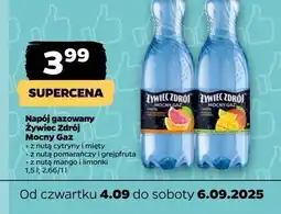 Netto Woda mocny gaz mango limonka Żywiec Zdrój oferta