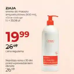 Jawa Drogerie Oliwka do ciała Ziaja oferta