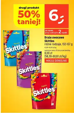 Dealz Draże owocowe Skittles różne rodzaje oferta