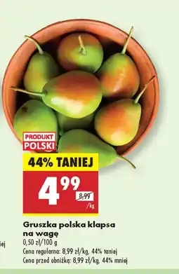 Biedronka Gruszka Polski oferta