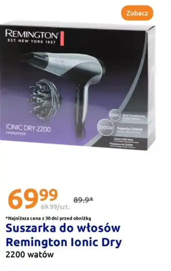 Action Suszarka do włosów Remington Ionic Dry oferta