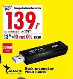 Media Expert Dysk ssd Adata oferta