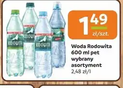 Społem Woda Rodowita oferta