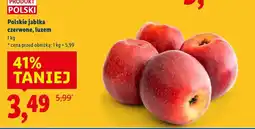 Lidl Jabłka czerwone luzem Lidl oferta