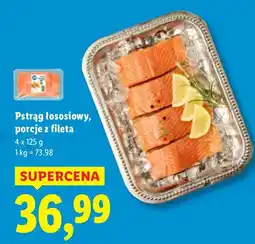 Lidl Pstrąg łososiowy, porcje z fileta Lidl oferta