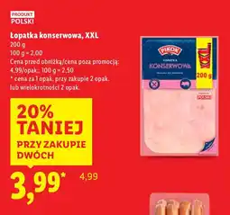 Lidl Łopatka konserwowa XXL Pikok oferta