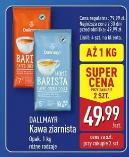 ALDI Kawa ziarnista Dallmayr oferta
