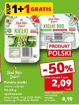 Kaufland Kiełki różne rodzaje Kaufland oferta