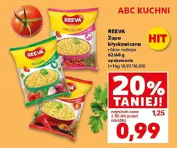 Kaufland Zupa błyskawiczna różne rodzaje Reeva oferta