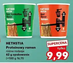 Kaufland Ramen proteinowy Hethstia różne rodzaje oferta