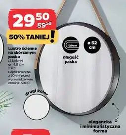 Netto Lustro ścienne na pasku oferta
