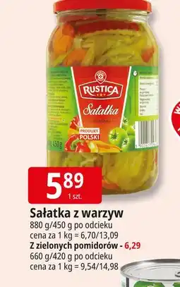 E.Leclerc Sałatka z zielonych pomidorów Wiodąca Marka Rustica oferta