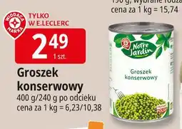 E.Leclerc Groszek konserwowy Wiodąca Marka Notre Jardin oferta