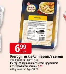 E.Leclerc Pierogi z serem i truskawkami Wiodąca Marka Nasze Specjały oferta