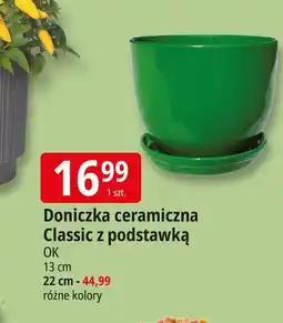 E.Leclerc Doniczka classic z podstawką 22 cm Ok Katarzyna Ostrowska oferta