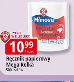 E.Leclerc Ręcznik papierowy mega rolka Wiodąca Marka Mimosa oferta