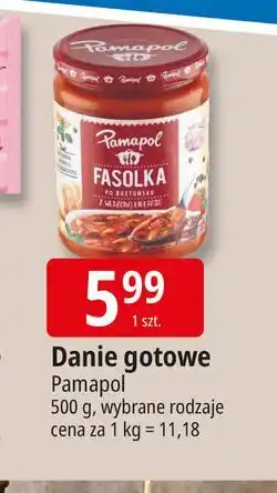 E.Leclerc Fasolka po bretońsku z wędzoną kiełbasą Pamapol oferta