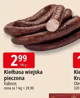 E.Leclerc Kiełbasa wiejska pieczona Kabanos oferta