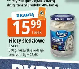 E.Leclerc Wiejskie filety śledziowe w oleju z cebulką Lisner oferta