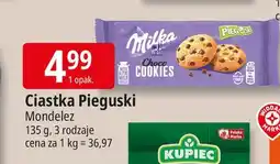 E.Leclerc Ciastka z kawałkami czekolady Milka Pieguski oferta