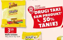 E.Leclerc Wafle tortowe suche Wiodąca Marka Epid'or oferta