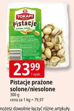 E.Leclerc Pistacje prażone niesolone Wiodąca Marka Tokapi oferta