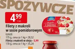 E.Leclerc Filety z makreli w oleju Łosoś Ustka oferta