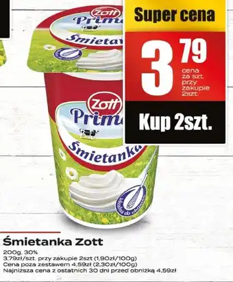 Supeco Śmietanka Zott oferta