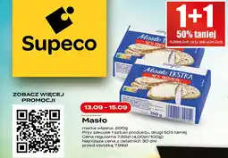 Supeco Masło ekstra marka własna Supeco oferta