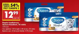 Biedronka Papier toaletowy Queen Komfort 10 rolek oferta