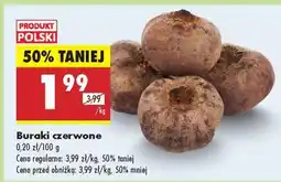 Biedronka Buraki czerwone oferta