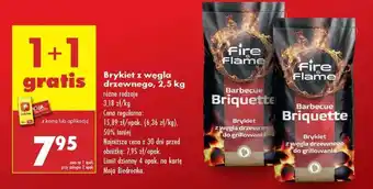 Biedronka Brykiet z węgla drzewnego, 2,5 kg oferta