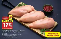 Biedronka Świeży filet z piersi kurczaka pakowany próżniowo Kraina Mięs , Mega Paka oferta