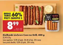Biedronka Kiełbaski ziołowe Czas na Grill , 400 g oferta